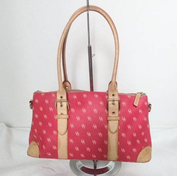 Dooney & Bourke Handbags - Dooney and Bourke red dome satchel purse bag